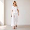 White Linen Lounge Set