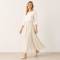 Textured Linen Maxi Skirt
