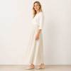 Textured Linen Maxi Skirt