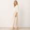 Textured Linen Maxi Skirt