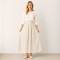 Textured Linen Maxi Skirt