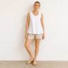 Relaxed Linen Lounge Top