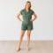 Women's Linen Lounge Shirt | Relaxed Button Front Linen Top | KOSSR