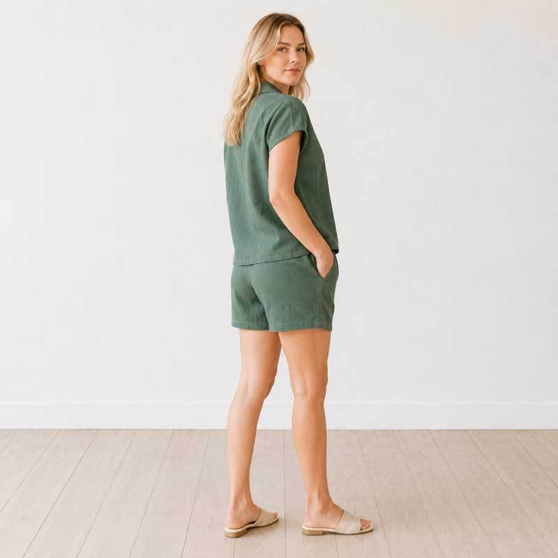 Women's Linen Lounge Shirt