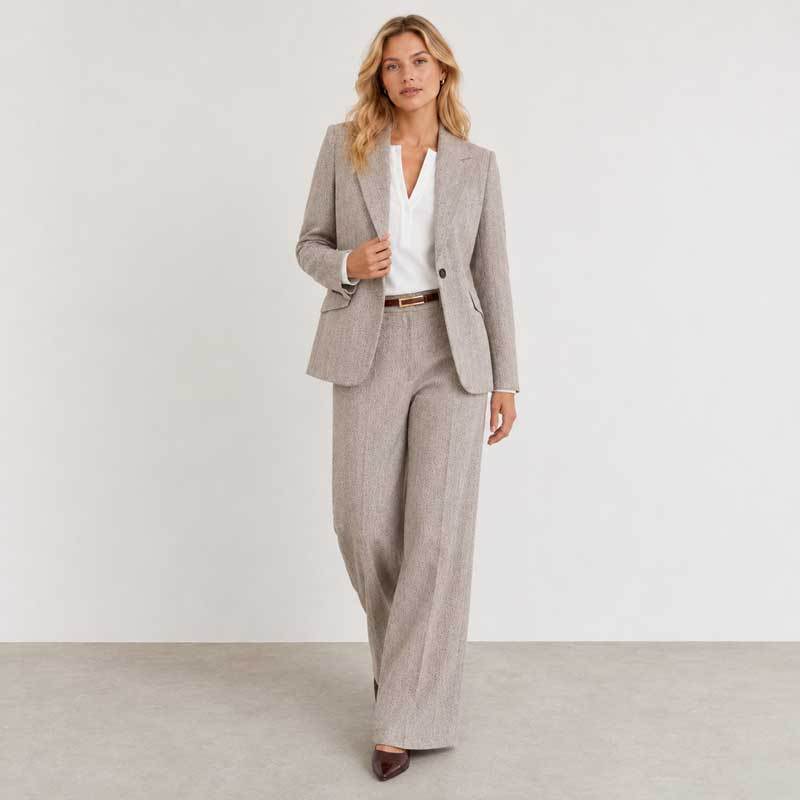 Women's Tailored Linen Blazer