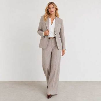 Women's Tailored Linen Blazer