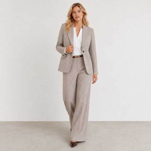 Women's Tailored Linen Blazer