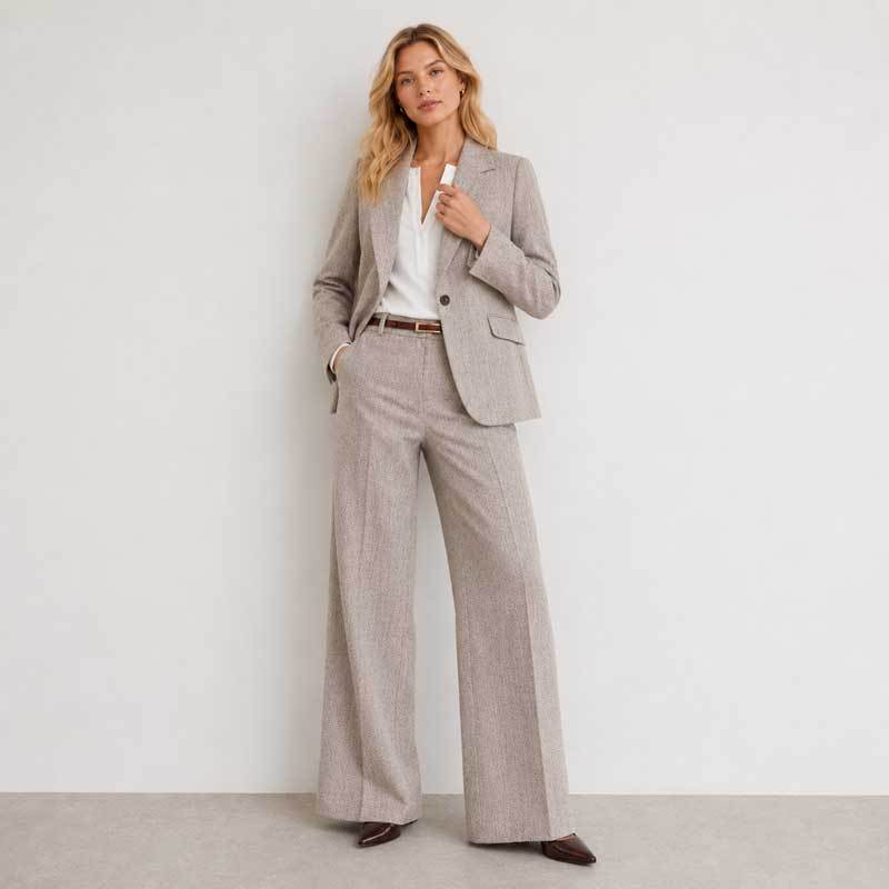 Women's Tailored Linen Blazer