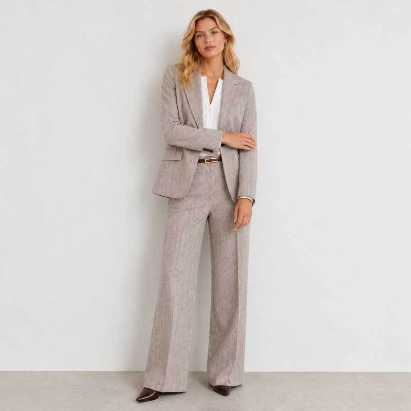 Women's Tailored Linen Blazer