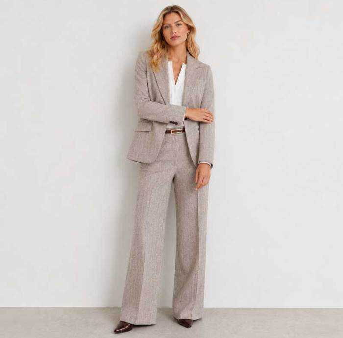 Women's Tailored Linen Blazer