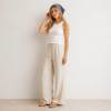Dusty Blue Linen Head Scarf for Women | Lightweight Linen Bandana