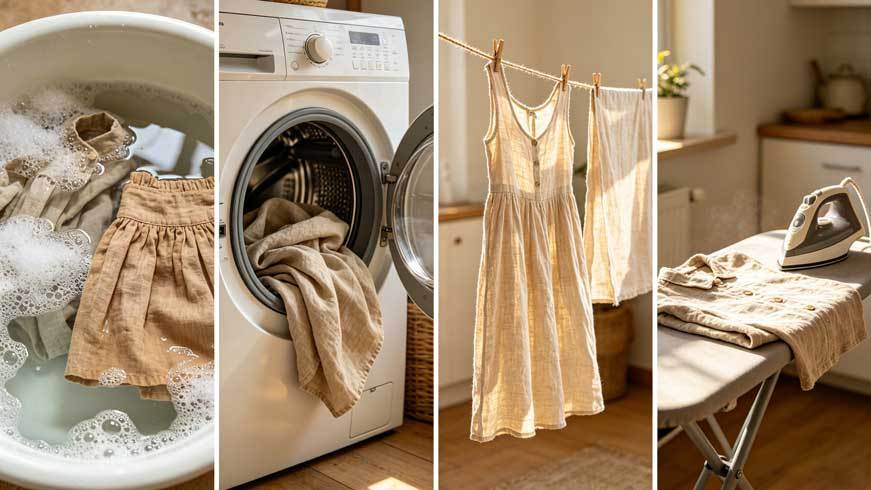 Can Linen Go in the Dryer? Linen Drying & Care Guide | KOSSR