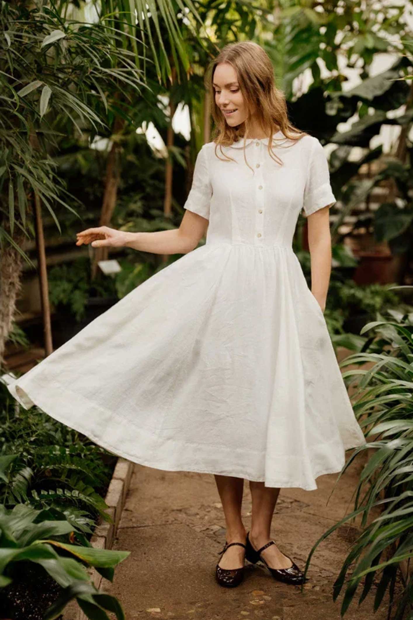 KOSSR LINEN DRESSES