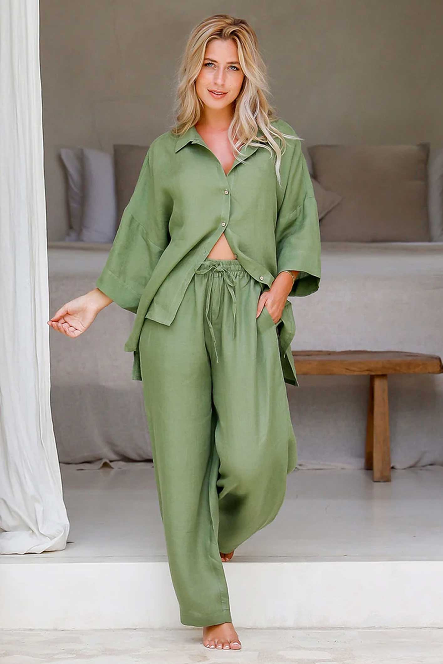 KOSSR Linen Loungewear