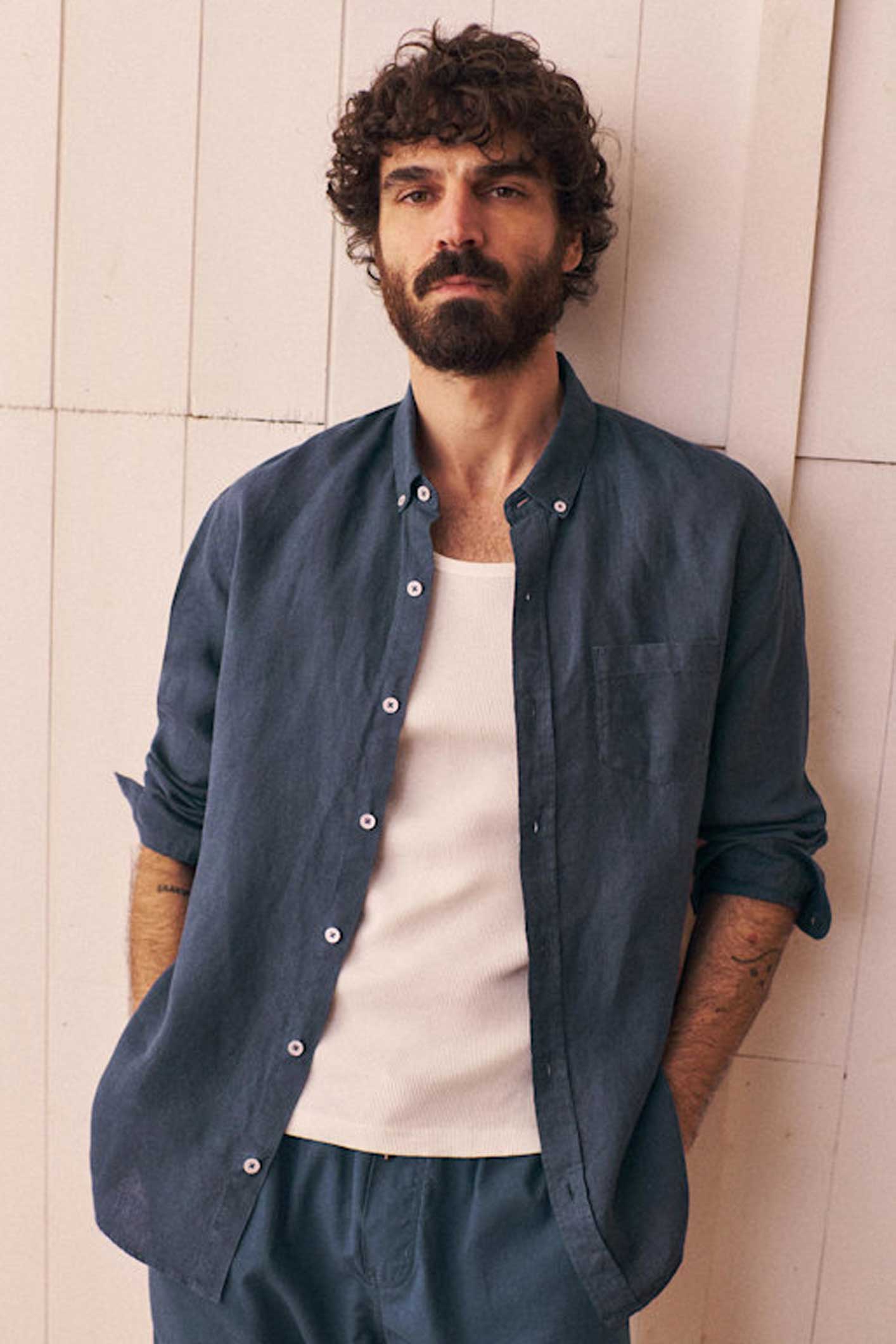 KOSSR Men's Linen Clothing