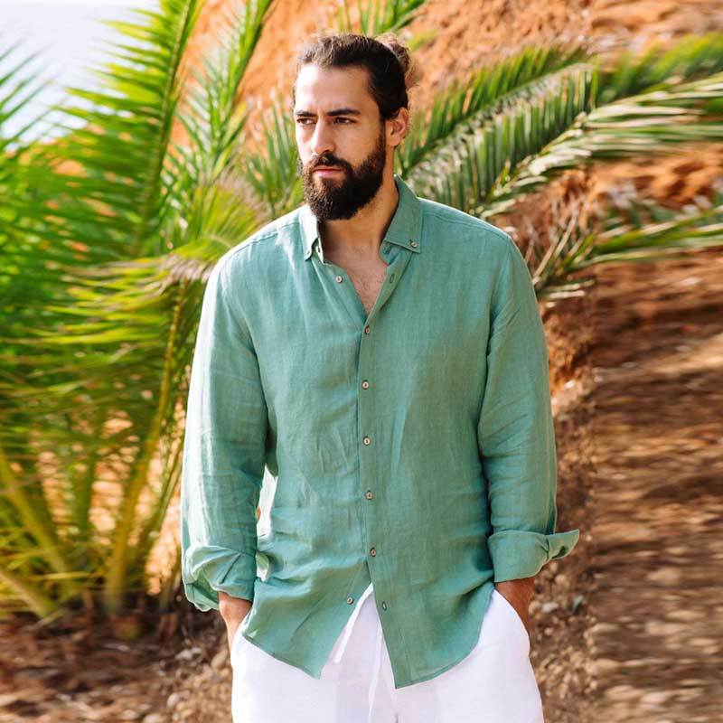 Men's Coastal Linen Shirt