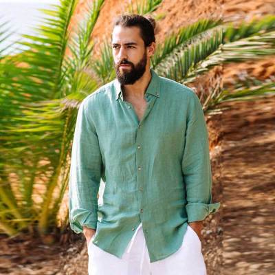 Men's Coastal Linen Shirt