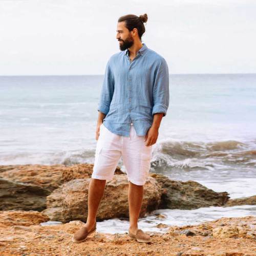 Men's Coastal Linen Shirt