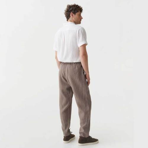 Men's Relaxed Linen Drawstring Pants