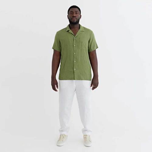 Men's White Linen Pants