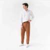 Men's Camel Linen Pants