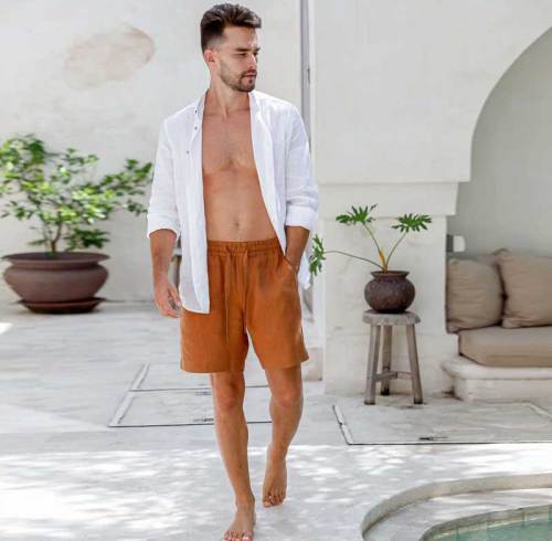 Men's Linen Shorts