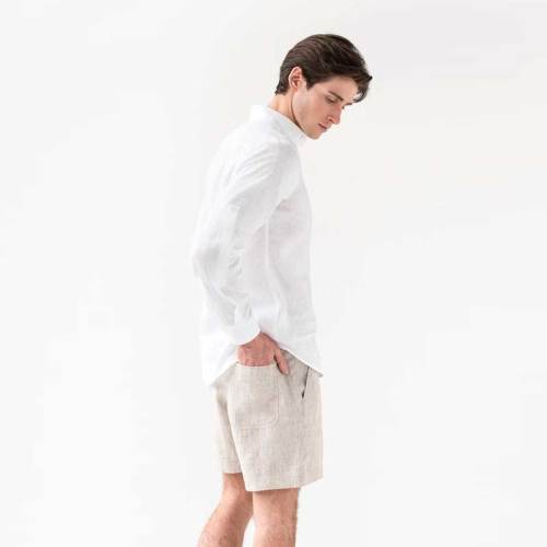 Men's Relaxed Linen Shorts
