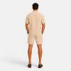 Men's Beige Linen Shorts Set