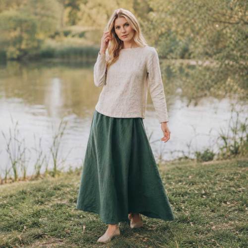 Women's Linen Staple Top