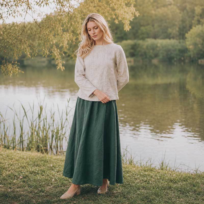 Women's Linen Staple Top