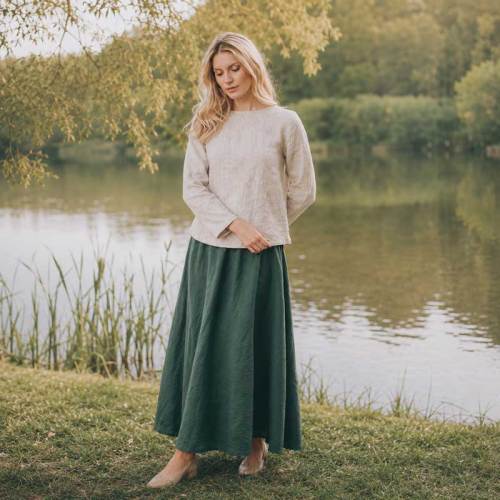 Women's Linen Staple Top