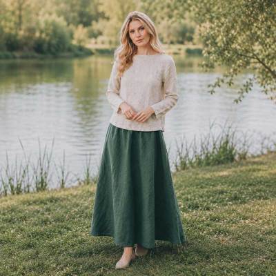 Women's Linen Staple Top