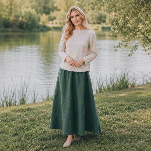 Women's Linen Staple Top