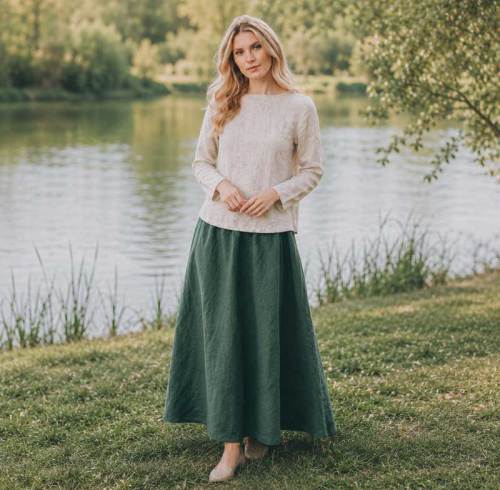 Women's Linen Staple Top
