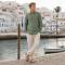 Men's Green Linen Shirt
