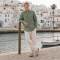 Men's Green Linen Shirt