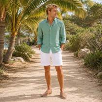 Men's Coastal Linen Shirt