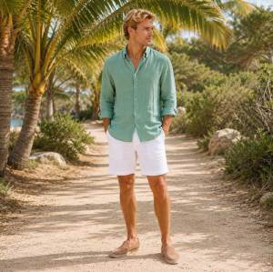 Men's Coastal Linen Shirt