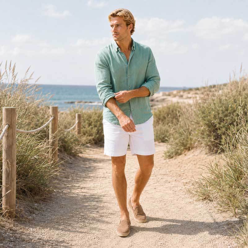Men's Coastal Linen Shirt