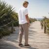 Men's Relaxed Linen Drawstring Pants