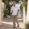 Men's Relaxed Linen Drawstring Pants