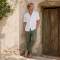 Men's White Short Sleeve Linen Shirt