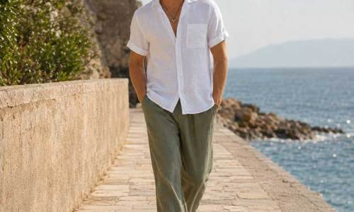 How to Style Men's Linen Shirts | Men's Linen Outfit Guide