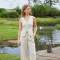 Women's Beige Linen Vest and Pants Set