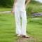 Women's White Linen Wide Leg Pants