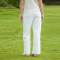 Women's White Linen Wide Leg Pants