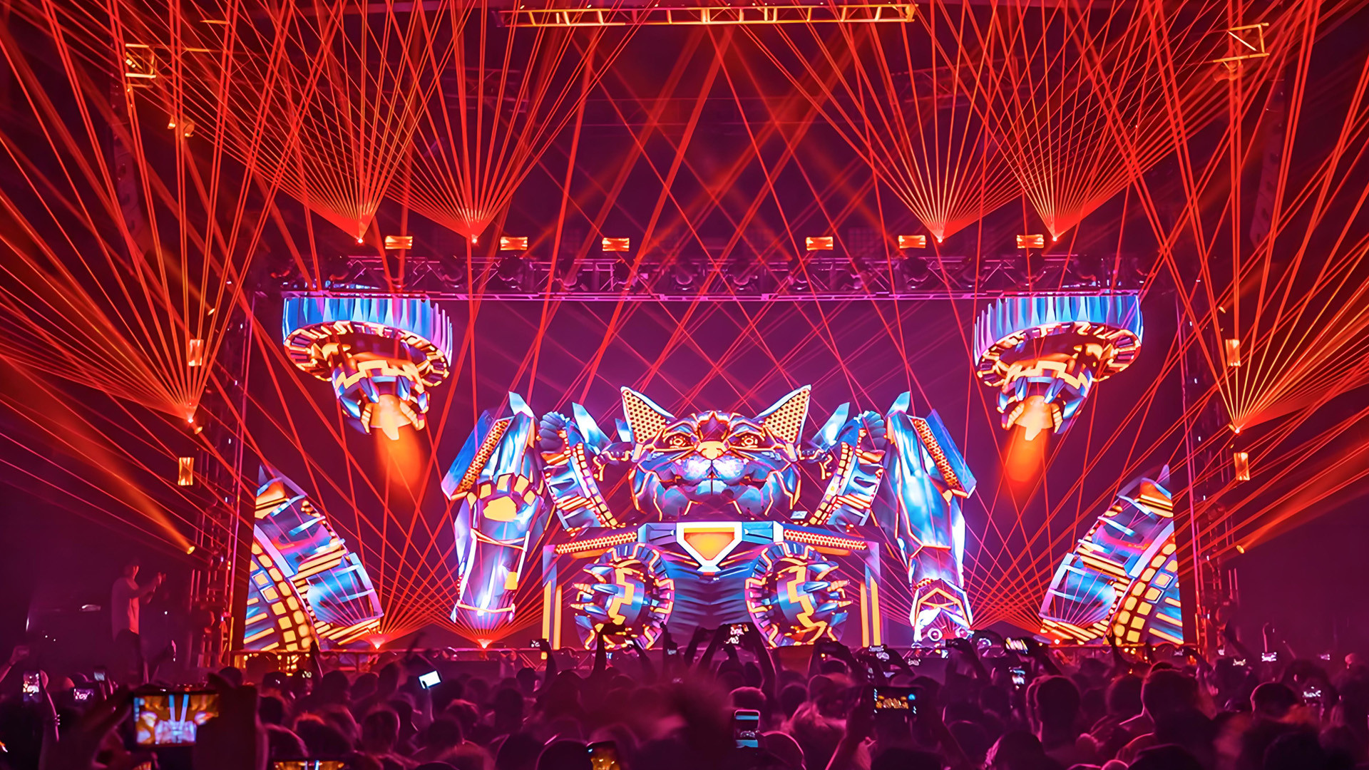 Music Festival Laser Effects
