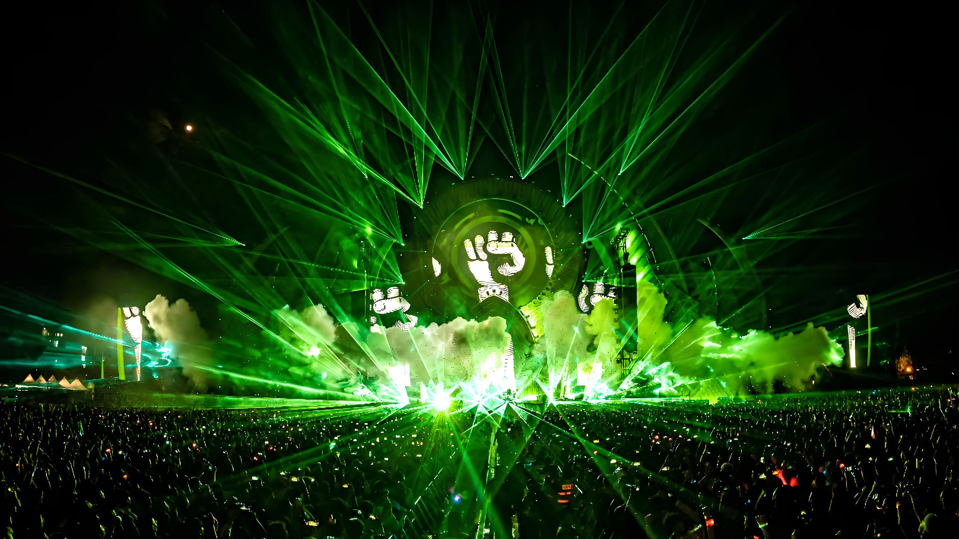 Music Festival Laser Effects