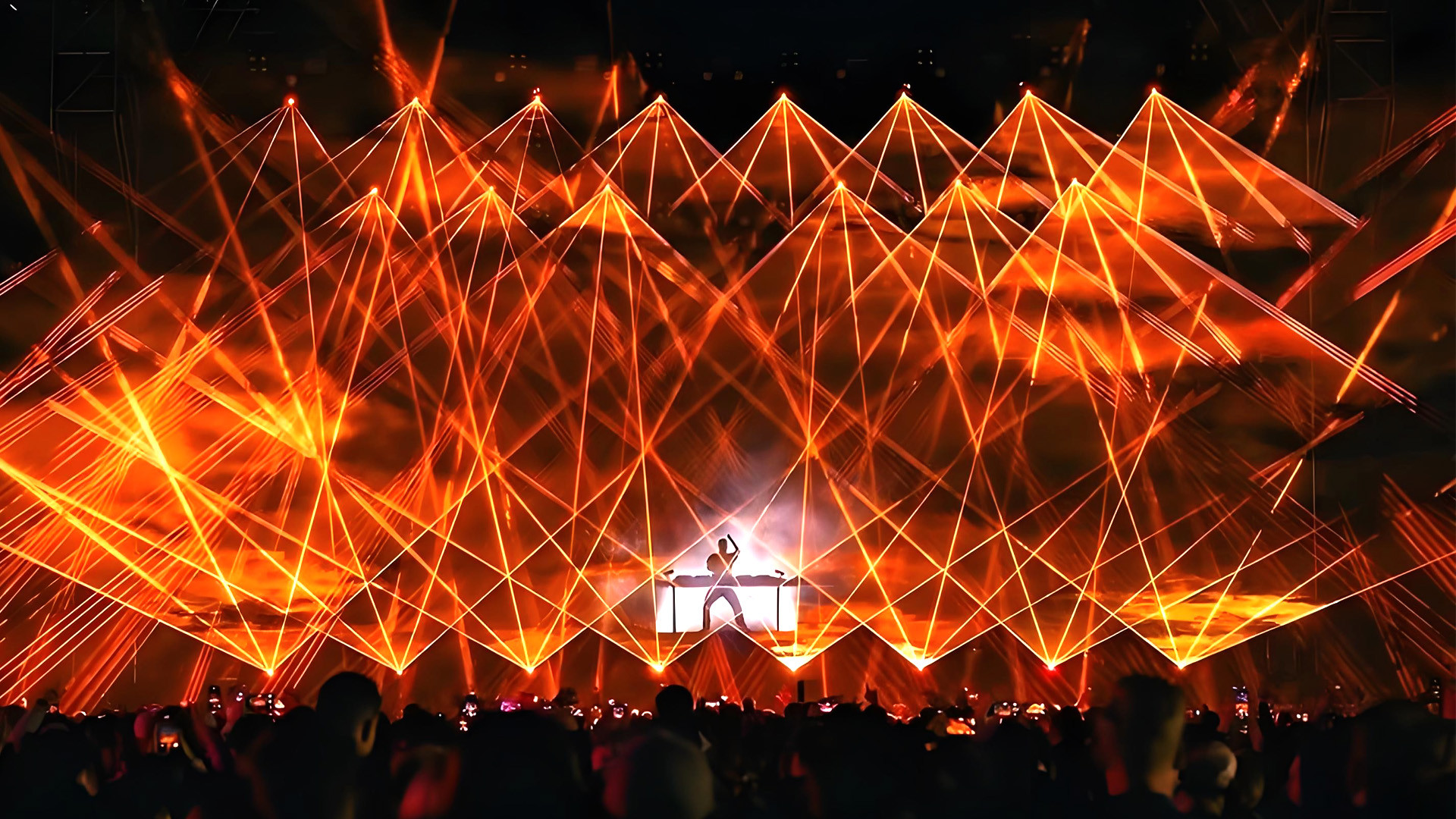 Music Festival Laser Effects