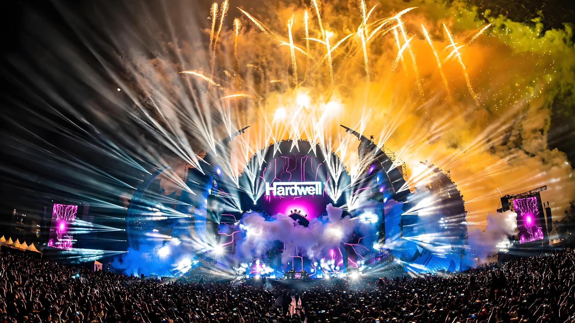 Music Festival Laser Effects